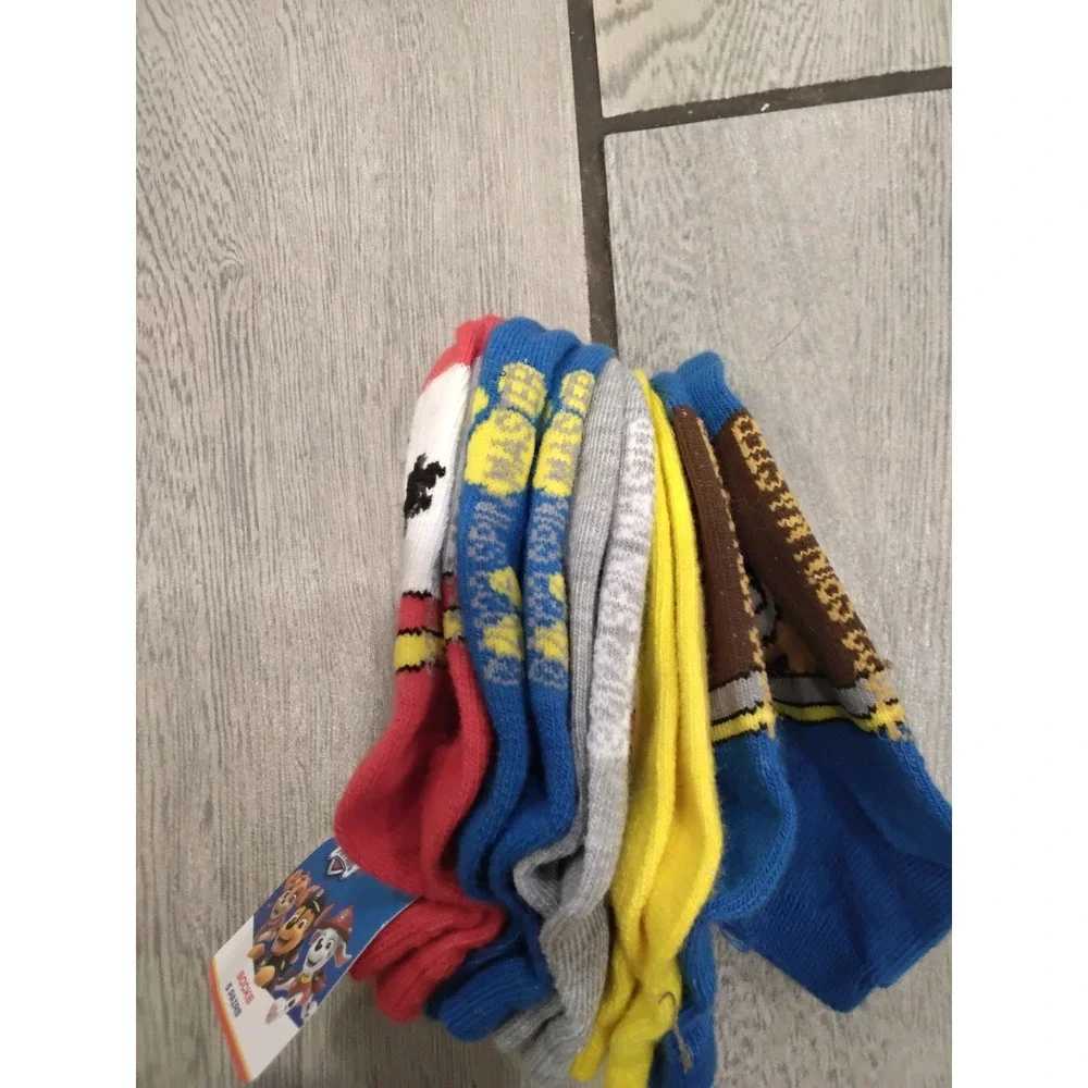 Nickelodeon Paw Patrol Kids Socks 5 Pairs Marshall Chase Rubble Multicolored NEW